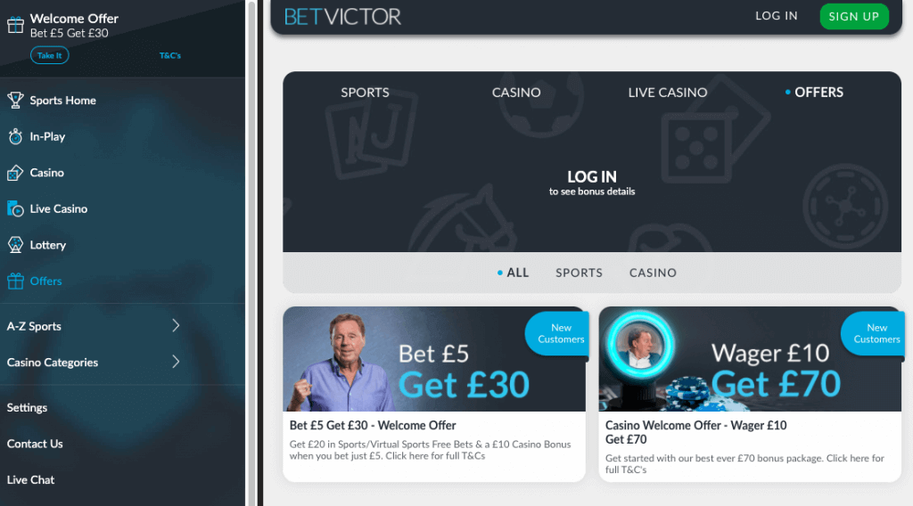 betvictor offers bettingsites review