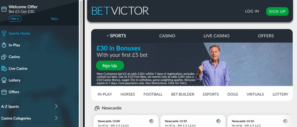 betvictor sportsbook bettingsites review